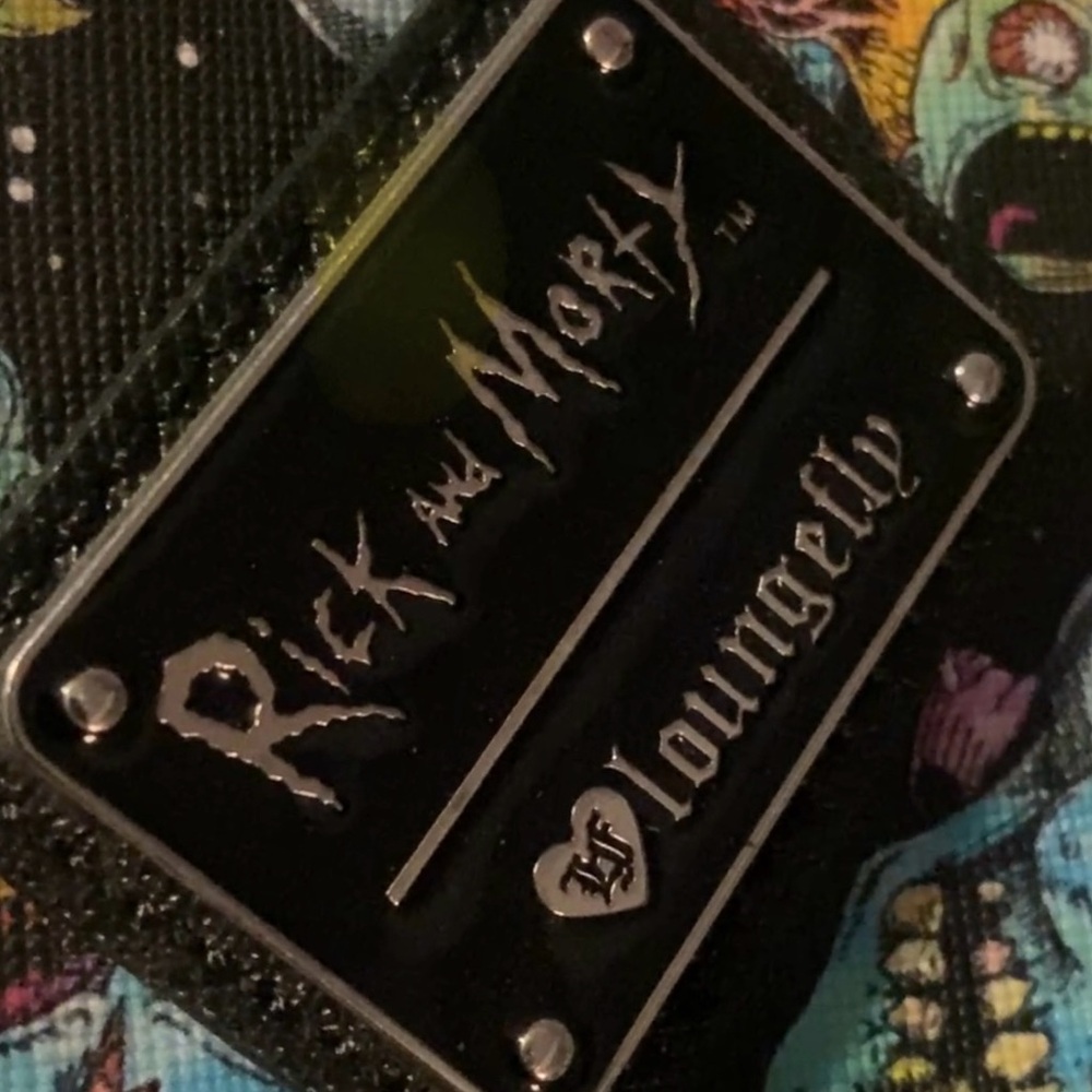 Loungefly Rick And Morty Multicolor Mini Backpack - image 4